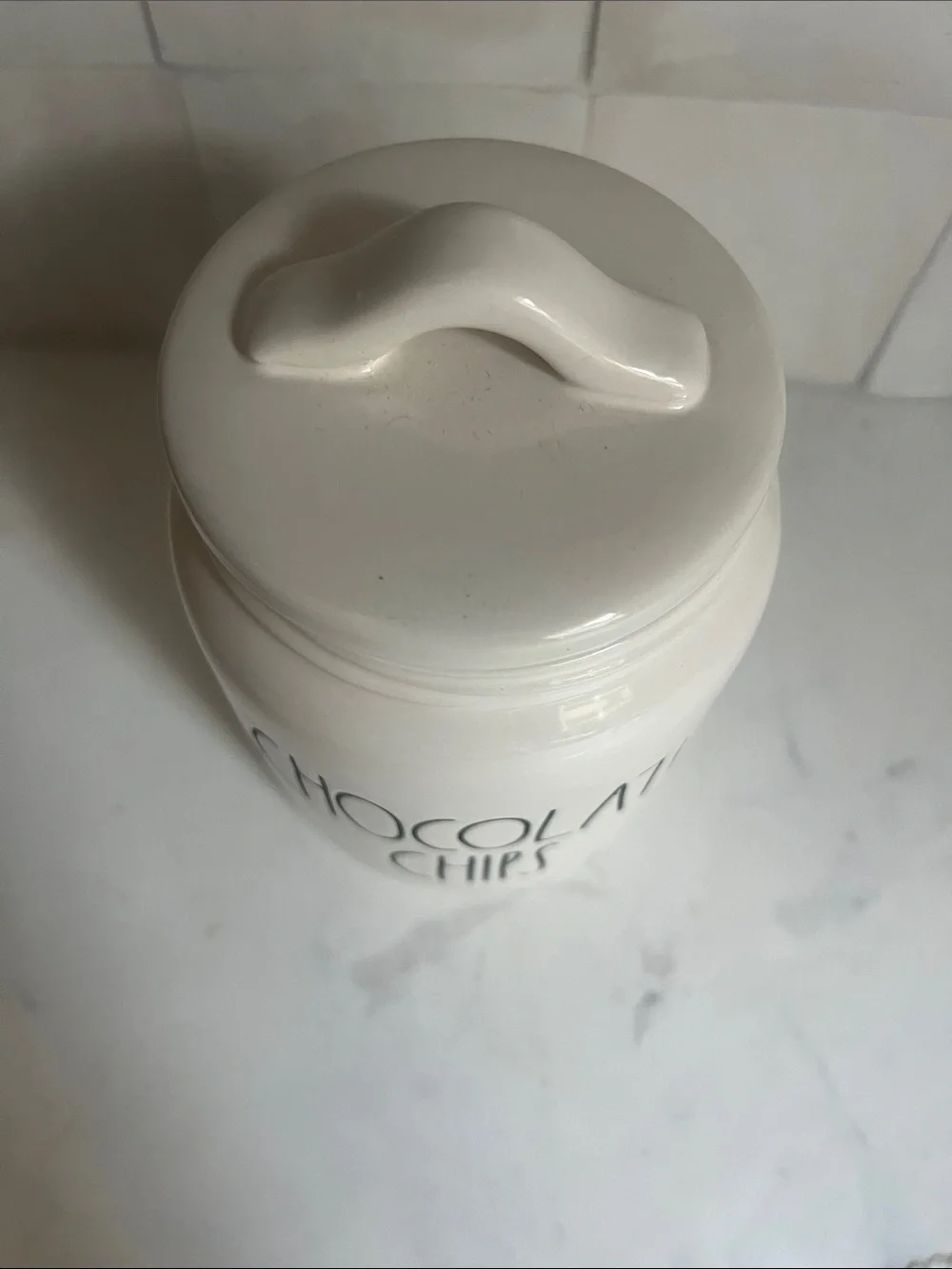 Rae Dunn Chocolate Chips Baby Canister